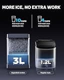 Silonn Smart Nugget Ice Maker with 3L Water Tank and App Voice Control