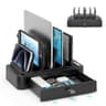 KDD 7-in-1 Vertical Laptop Holder with Gravity Locking and Accessory Drawer