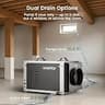 Waykar 158 Pint Dual Duct Crawl Space Dehumidifier with Remote Sensor