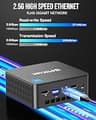 GMKtec Nucbox G3 Pro Mini PC, Intel Core i3-10110U, 8GB DDR4 RAM, 256GB SSD