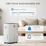 Yaufey 80-Pint Energy Star Certified Dehumidifier with Smart Humidity Control