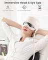 Artmory Electric Head and Eye Massager with 6-Level Heat and Kneading