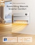 Dreo WH719S Smart Electric Wall Heater with Wi-Fi and 120° Oscillation