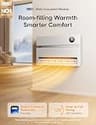 Dreo WH719S Smart Electric Wall Heater with Wi-Fi and 120° Oscillation