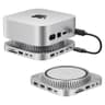 IVANKY 13-in-1 Mac Mini M4 Dock Stand with M.2 NVMe SSD Enclosure and 20W Power