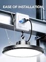 ELEKICO 300W UFO LED High Bay Light, 45,000lm 5000K Heavy-Duty Commercial Fixture