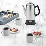 Cuisinart PRC-12N Classic 12-Cup Stainless Steel Electric Percolator Coffee Maker