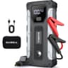 Sharmeal 5000A Car Jump Starter with 160PSI Built-In Auto-Shutoff Air Compressor