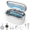 onlikin 35W Customizable Ultrasonic Cleaner, 20oz Capacity with Degassing Cycle