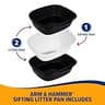 Arm & Hammer Large Lift-to-Sift Cat Litter Box with Antimicrobial Protection