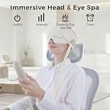 comrelax Head and Eye Massager for Forehead Relief with Built-In Heat