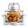 Granitestone 16-Quart Family Sized Glass Air Fryer with Stainless Steel Racks
