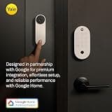 Yale Matte Black Keyed Deadbolt Smart Lock with Google Matter Hub Compatibility