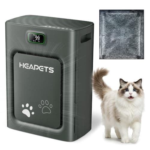 HEAPETS P358 Dual-Intake Pet Air Purifier for High-Density Animal Spaces