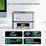 RayCue All-in-One Dock for Mac Mini M4 with Smart UI Display Screens