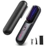 CAJECT Go Brush Pro High-Heat Cordless Hair Straightener Brush for Coarse Hair