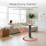 Lasko 5586 29-Inch Digital Ceramic Tower Heater with Electronic Remote Control