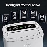 Waykar Max Energy Star Home Dehumidifier with Self-Drying Feature (80 Pint, 5000 Sq.Ft)
