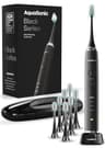 Aquasonic Black Series Ultra Whitening Sonic Electric Toothbrush Bundle