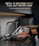 ecozy Smart Countertop Nugget Ice Maker with Full-Color Panel and Remote App Control