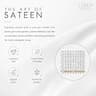 Linen Closet 1200 Thread Count Ultra Soft Cotton Blend Sateen 4-Piece Queen Sheet Set