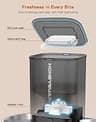 HoneyGuaridan 3.5L Dual-Bowl Automatic Cat Feeder with Stainless Bowls