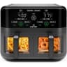 Chefman 6-Quart Dual Basket Air Fryer Oven with Smart Sync Finish and Easy View