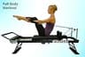 WINDFOOT Foldable Pilates Reformer Machine Equipment with 5-Spring System