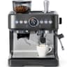 Chefman Crema Deluxe Espresso Machine with Double Boiler and Built-In Grinder