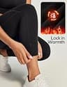 Ewedoos Thermal High-Waisted Winter Warm Leggings with Deep Side Pockets