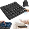 Upgrade Adjustable Air Cell Airplane Seat Cushion for Long Flight Support
