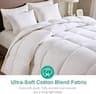 APSMILE Queen High Fill-Power Organic Cotton Down Comforter, Medium Warmth