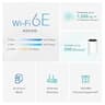 TP-Link Deco XE75 AXE5400 Tri-Band Wi-Fi 6E Mesh System (3-Pack) - 7200 Sq. Ft.