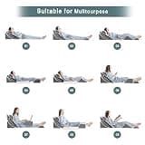 Yojoker 6-Piece Orthopedic Bed Wedge Pillow Set with Breathable Covers