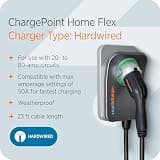 ChargePoint HomeFlex 50A Hardwired Level 2 EV Charging Station (J1772)