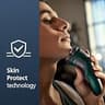 Philips Norelco Shaver 2600 Series X3052/91 Wet & Dry Rotary Shaver with 4D Flex Heads
