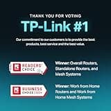 TP-Link Deco X55 AX3000 Wi-Fi 6 Whole Home Mesh System (3-Pack) - 6500 Sq. Ft.