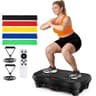 GLYLF 450 lbs Vibration Plate Exercise Machine with Magnetic Foot Massage