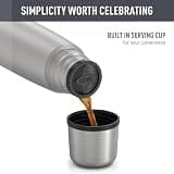 Stanley Adventure-To-Go Vacuum Bottle with Leakproof Cup Lid, 25 Ounces