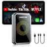 LAMTTO 3-in-1 Magic Video Box Wireless CarPlay & Android Auto Hub Dongle