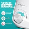 COSLUS E1 Electric Countertop Water Flosser with 12 Settings and 5 Jet Tips