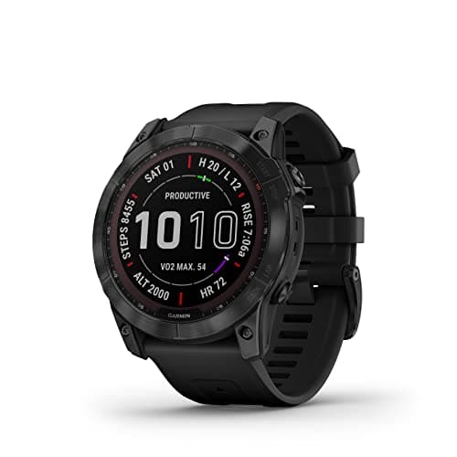 Garmin fēnix 7X Sapphire Solar Rugged Multisport GPS Watch with Flashlight