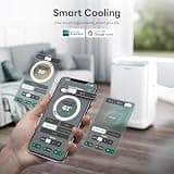 ZAFRO Smart Inverter 14,000 BTU Dual Hose Portable Air Conditioner Unit