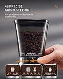 SHARDOR Professional Electric Conical Burr Coffee Grinder with Precision Timer
