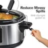Hamilton Beach Set & Forget Programmable Slow Cooker with Probe, 6-Quart