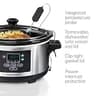 Hamilton Beach Set & Forget Programmable Slow Cooker with Probe, 6-Quart