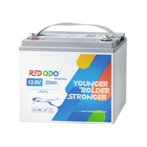 Redodo 12V 20Ah Group U1 Cranking Marine Lithium Battery with 800 CCA