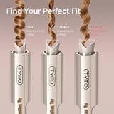 TYMO CurlPro Plus 1.5-Inch Automatic Rotating Ceramic Hair Curling Iron