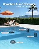 Gosvor LiteVac G1 Pool Vacuum Robot with Advanced Caterpillar Grip System
