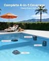 Gosvor LiteVac G1 Pool Vacuum Robot with Advanced Caterpillar Grip System